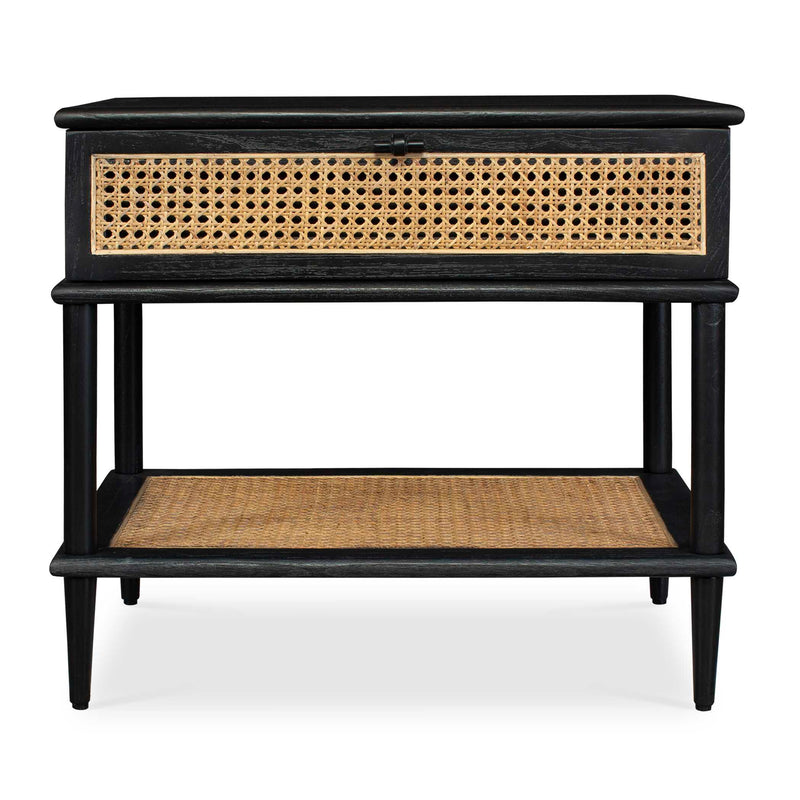 Uttermost 50153 Coast Black Rattan Side Table