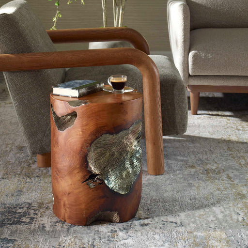 Uttermost 50157 Rafe Wooden Accent Stool