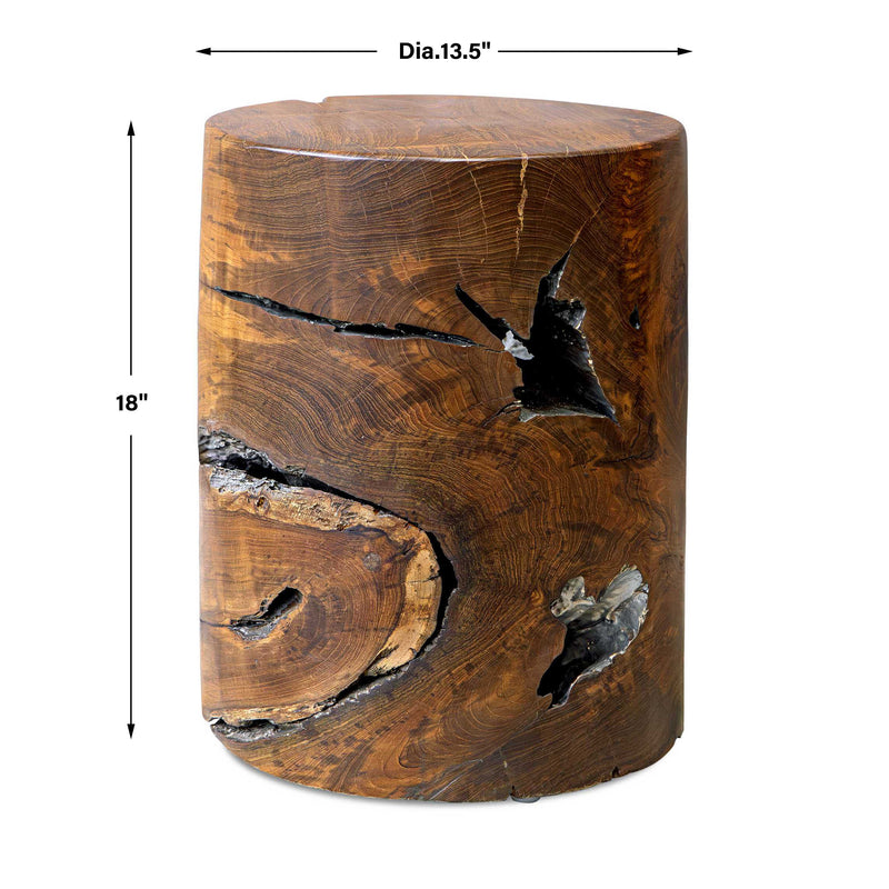 Uttermost 50157 Rafe Wooden Accent Stool