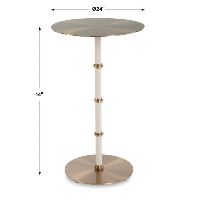 Uttermost 50181 Cyprus Brass Accent Table