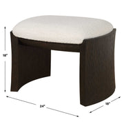 Uttermost 23921 Port Walnut Small Bench