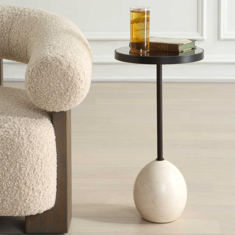 Uttermost 50169 Odesa Marble Accent Table