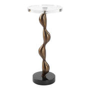 Uttermost 50163 Remolino Bronze Drink Table
