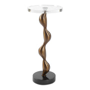 Uttermost 50163 Remolino Bronze Drink Table