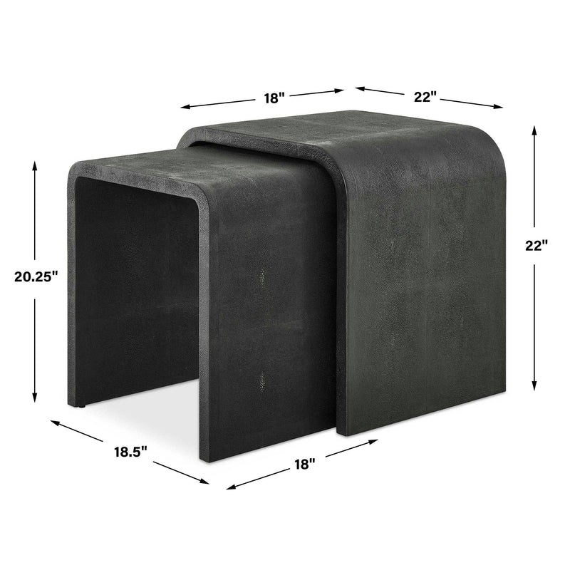 Uttermost 50164 Interpose Nesting Side Table Set/2