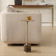 Uttermost 50185 Verlin Brass Drink Table
