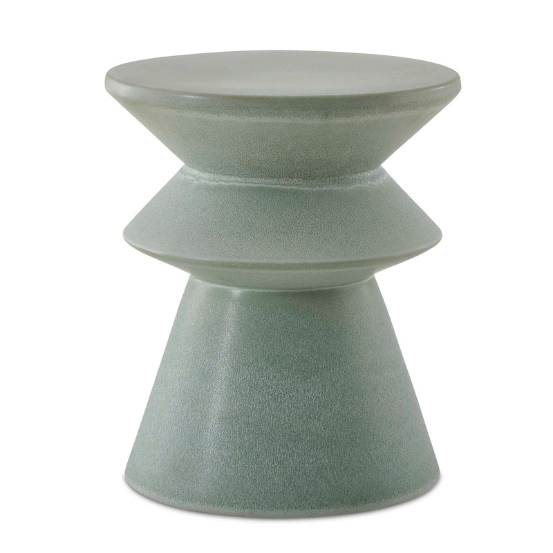 Uttermost 50206 Imogene Seafoam Glaze Garden Stool