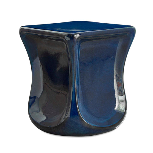 Uttermost 50208 Kaz Deep Blue Garden Stool