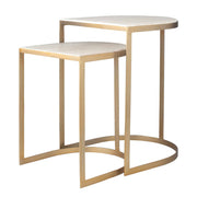Uttermost 50246 Lindon Travertine Nesting Tables Set/2