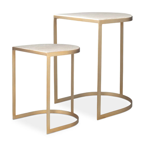Uttermost 50246 Lindon Travertine Nesting Tables Set/2