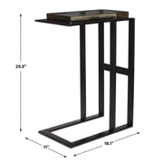 Uttermost 50203 Soma Black Accent Table