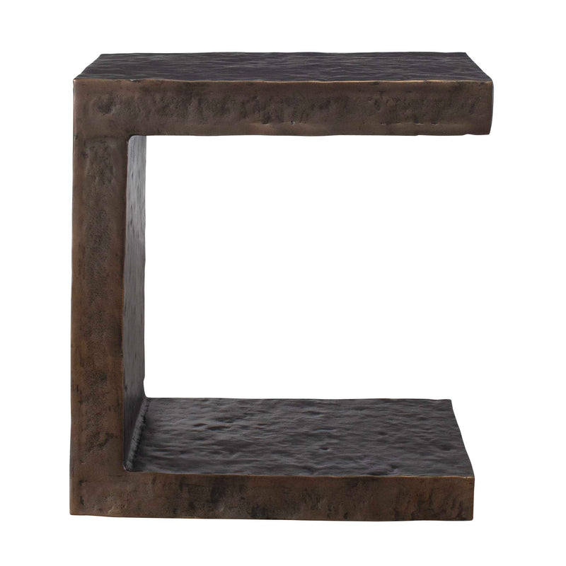 Uttermost 50213 Obra Bronze Outdoor Side Table