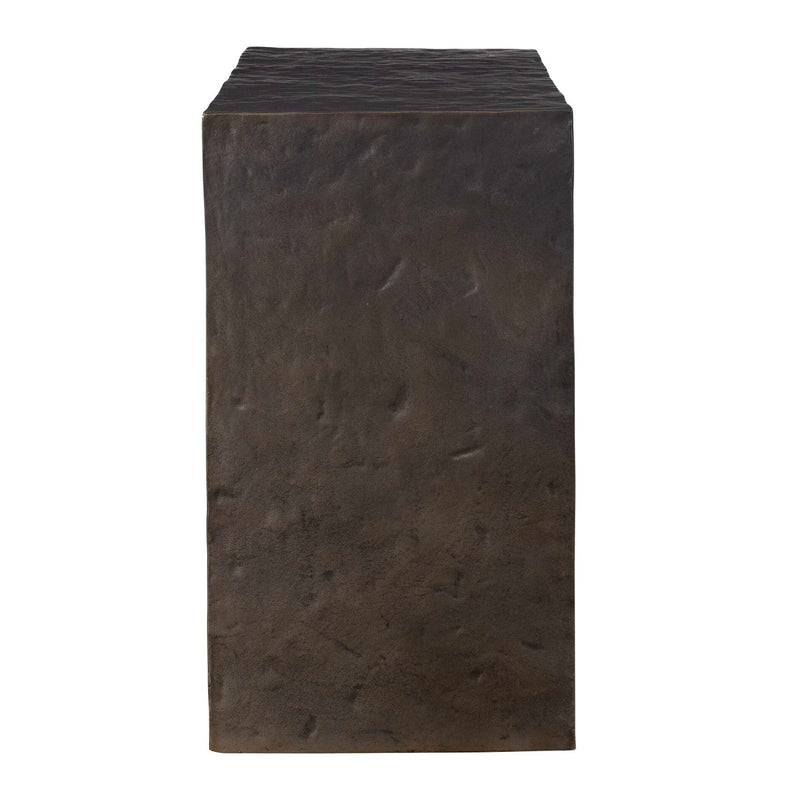 Uttermost 50213 Obra Bronze Outdoor Side Table