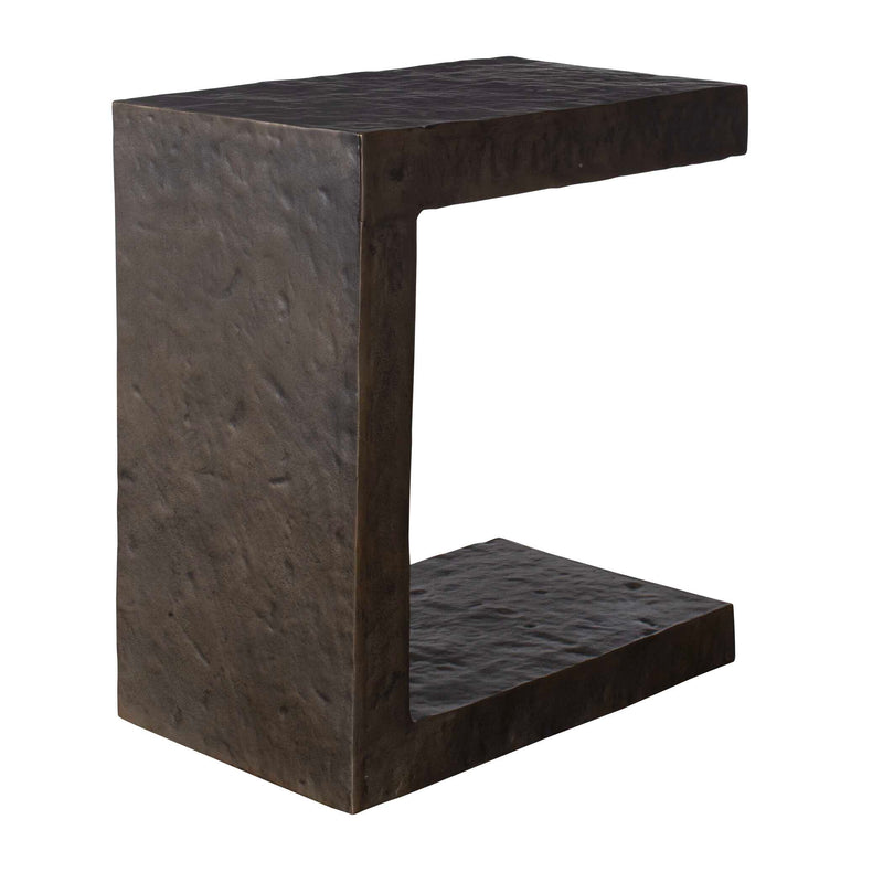 Uttermost 50213 Obra Bronze Outdoor Side Table