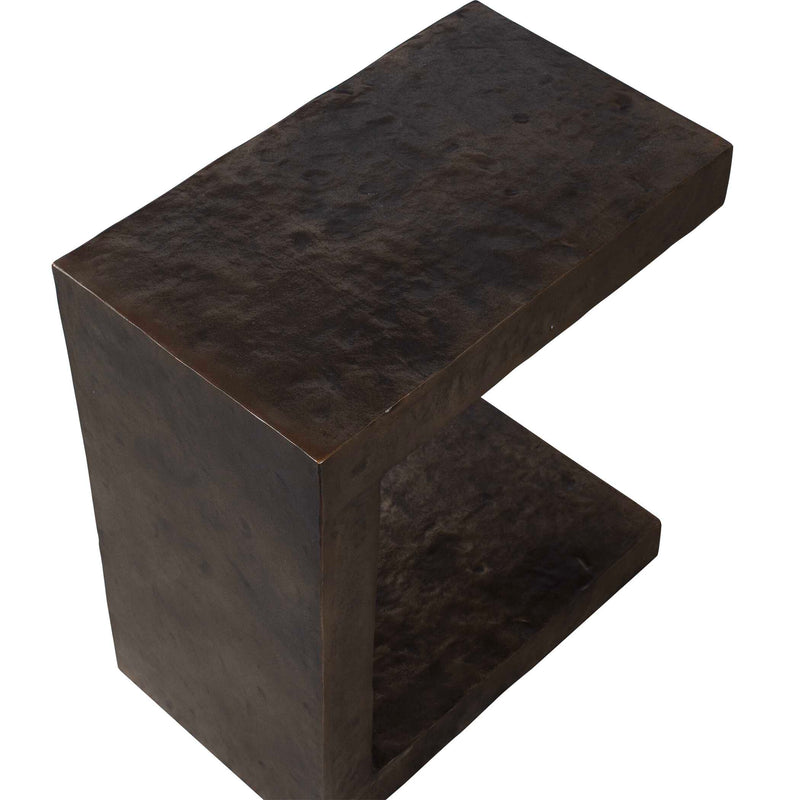 Uttermost 50213 Obra Bronze Outdoor Side Table