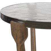 Uttermost 50216 Bohdi Outdoor Brass Accent Table