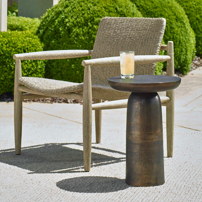 Uttermost 50217 Joppa Dark Bronze Outdoor Accent Table