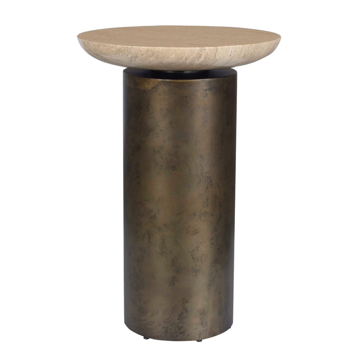 Uttermost 50222 Oslo Brass Outdoor Accent Table