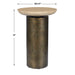 Uttermost 50222 Oslo Brass Outdoor Accent Table