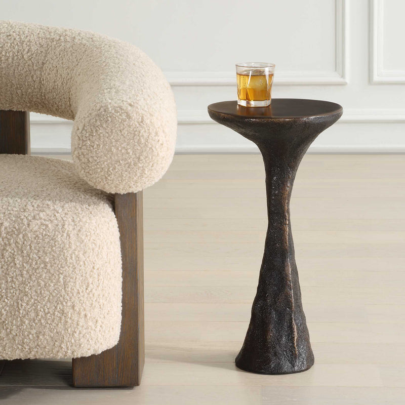 Uttermost 50188 Milan Outdoor Dark Bronze Drink Table