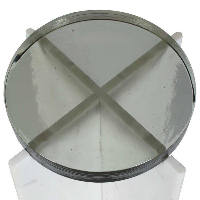 Uttermost 50209 Olina Marble Outdoor Accent Table