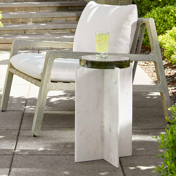 Uttermost 50209 Olina Marble Outdoor Accent Table