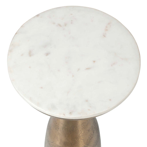 Uttermost 50250 Torin Marble & Brass Drink Table