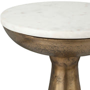 Uttermost 50250 Torin Marble & Brass Drink Table