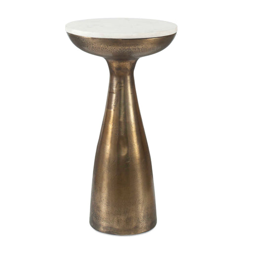 Uttermost 50250 Torin Marble & Brass Drink Table