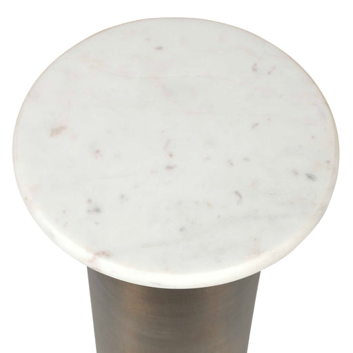 Uttermost 50251 Reiss Marble & Brass Drink Table