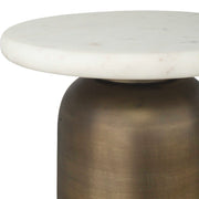Uttermost 50251 Reiss Marble & Brass Drink Table