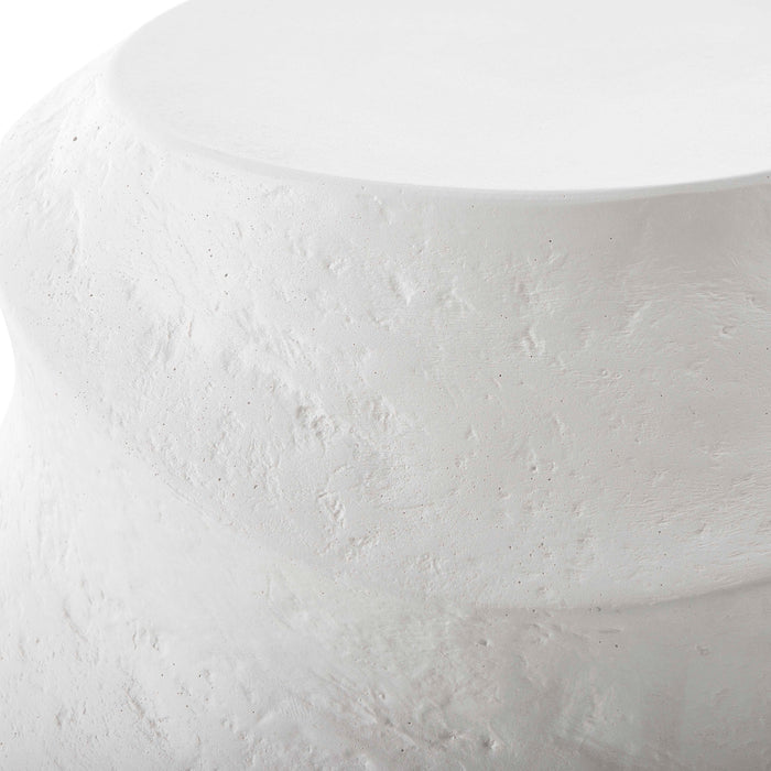 Uttermost 50201 Winded Outdoor White Accent Table