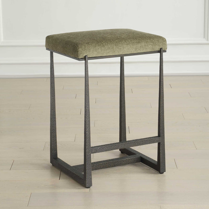 Uttermost 53031 Midas Bronze Counter Stool