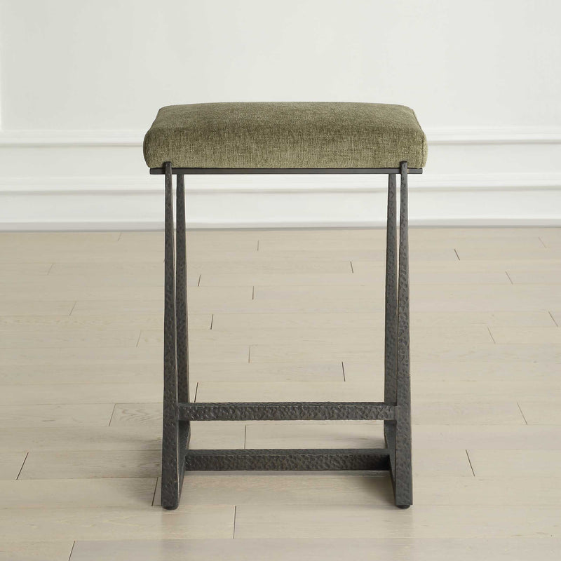 Uttermost 53031 Midas Bronze Counter Stool