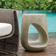 Uttermost 50255 Lithos Gray Outdoor Accent Table