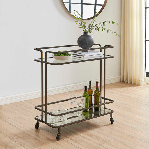 Uttermost 50281 Erivo Bronze Bar Cart