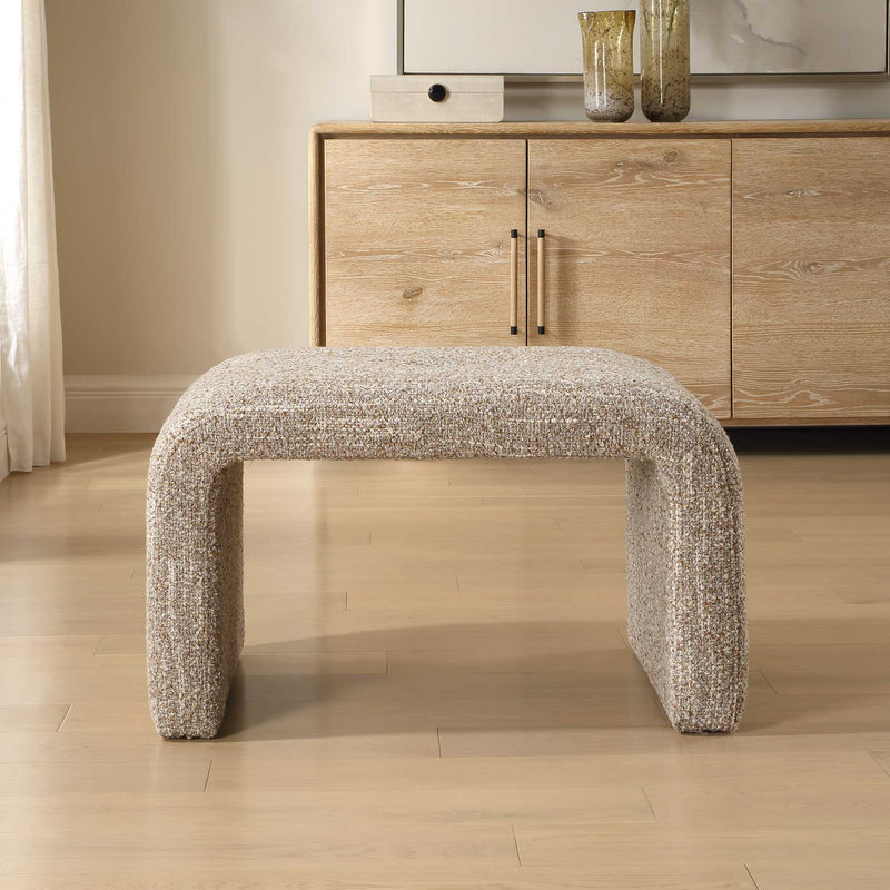 Uttermost 53048 Leora Upholstered Modern Small Bench