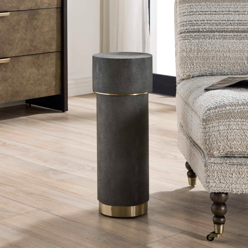 Uttermost 50318 Wessex Charcoal Drink Table