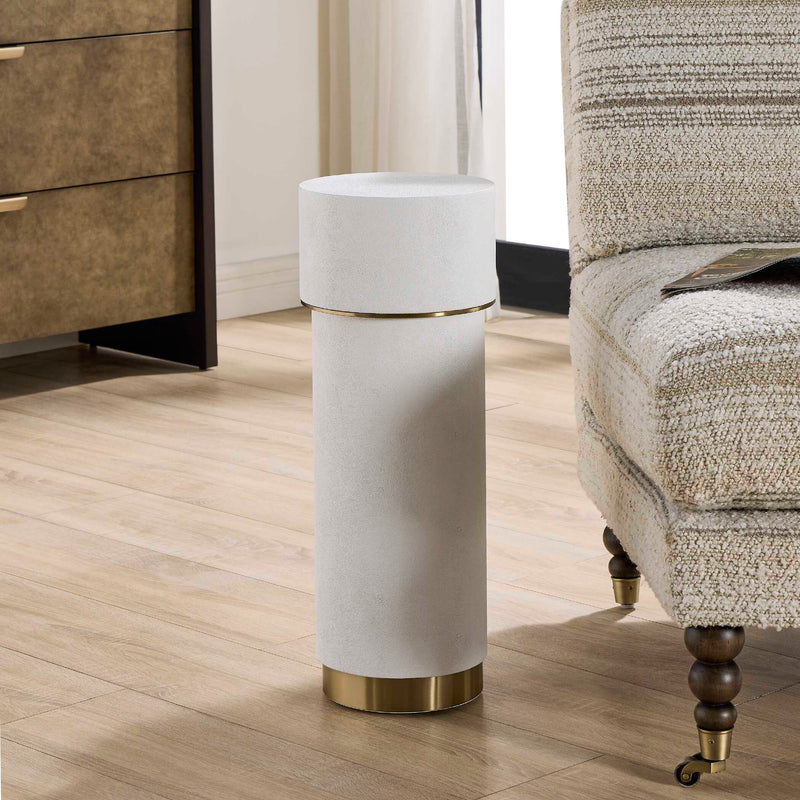 Uttermost 50338 Wessex White Drink Table