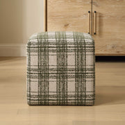 Uttermost 53065 Joie Ireland Plaid Ottoman