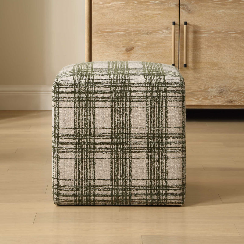Uttermost 53065 Joie Ireland Plaid Ottoman