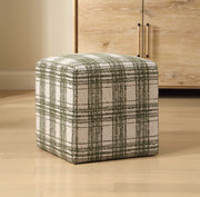 Uttermost 53065 Joie Ireland Plaid Ottoman