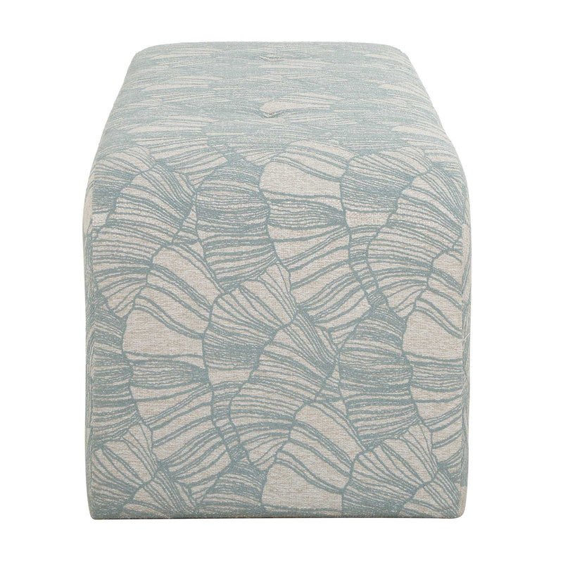 Uttermost 53066 Amie Spa Blue Bench