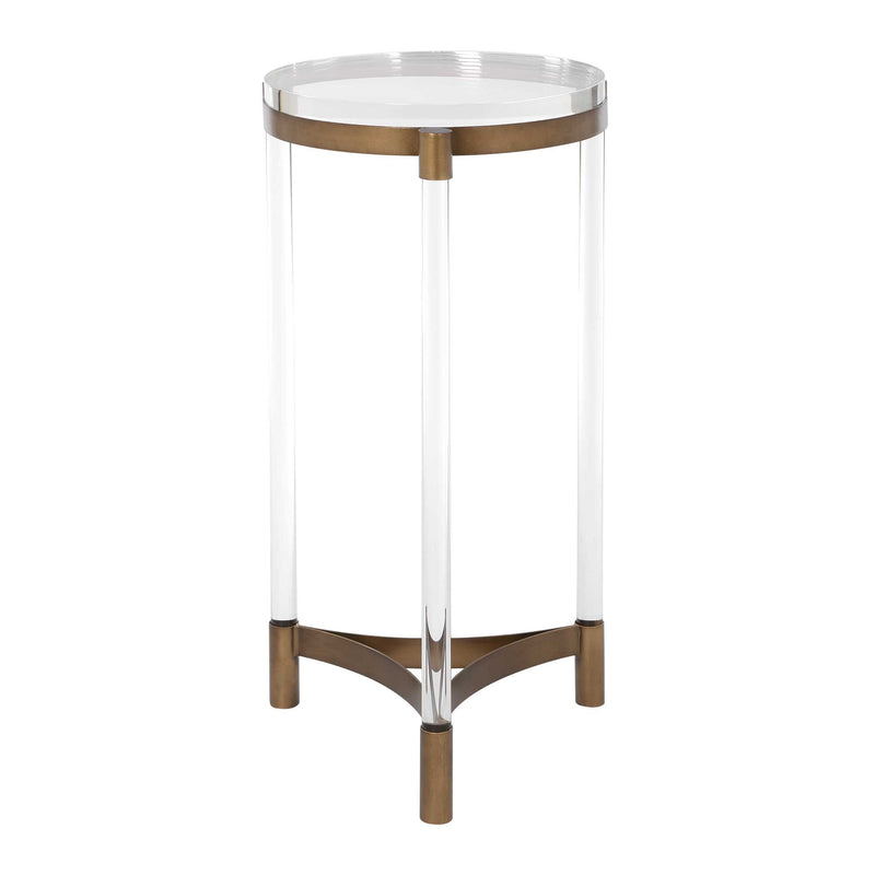 Uttermost 50362 Pereira Round Acrylic Accent Table