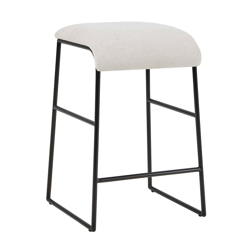 Uttermost 53075 Arcane Ecru Counter Stool