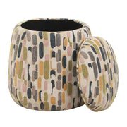 Uttermost 53070 Arem Upholstered Multi-Color Ottoman