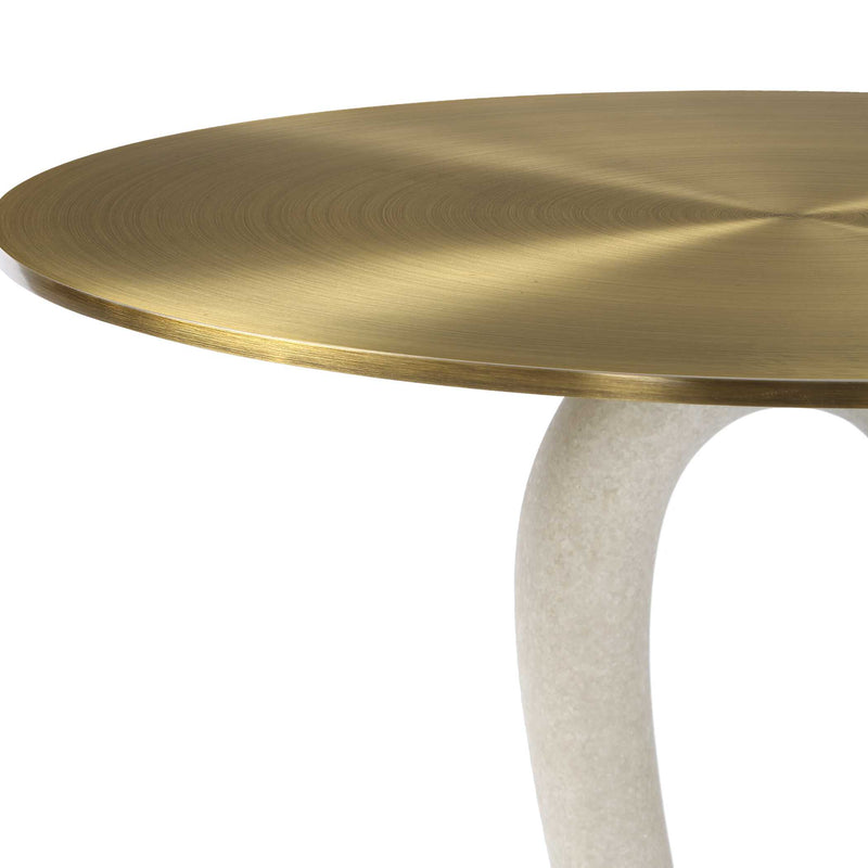 Uttermost 50363 Sonia Modern Brass Accent Table