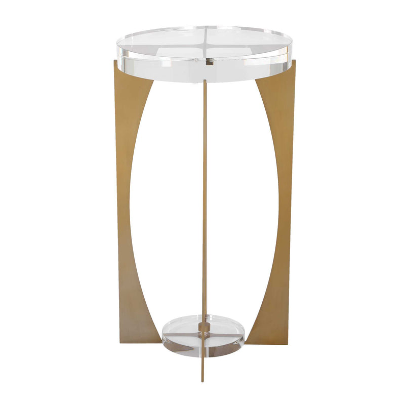 Uttermost 50368 Kolkata Brass Accent Table