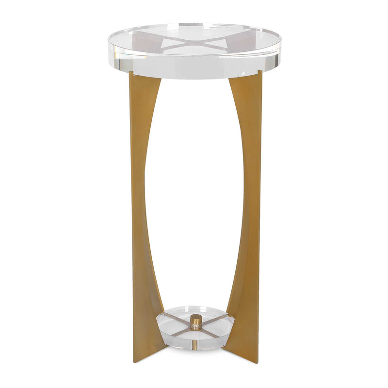 Uttermost 50368 Kolkata Brass Accent Table