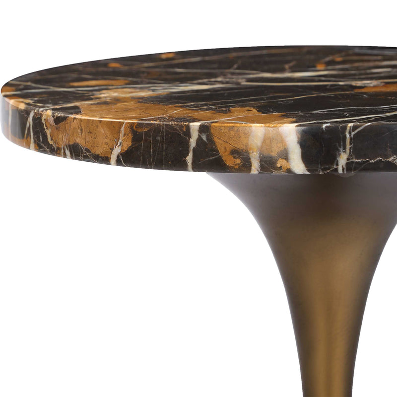Uttermost 50340 Karnes Dark Marble Drink Table
